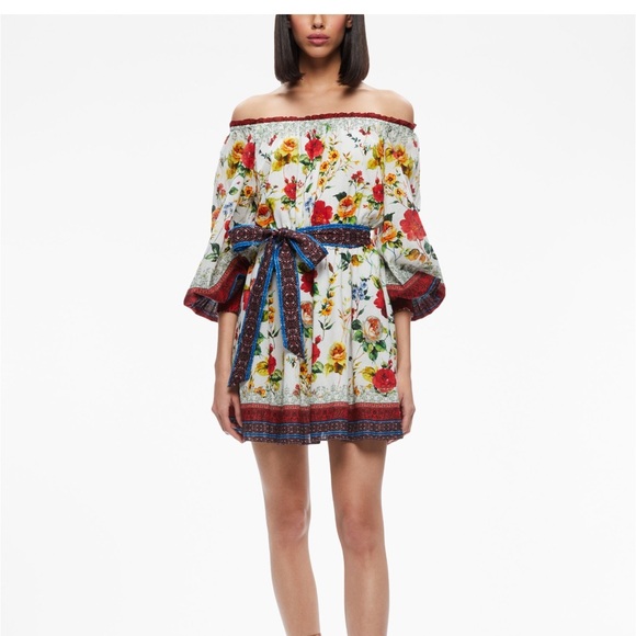 Alice + Olivia Dresses & Skirts - alice +olivia Mary Off The Shoulderfloral XS Dress